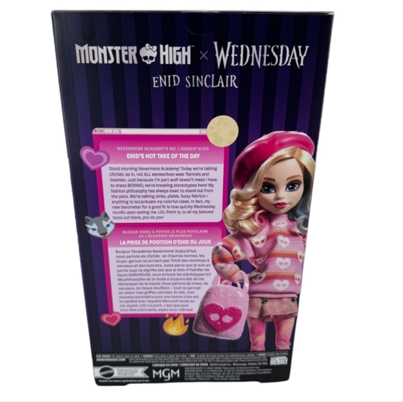 New Monster High‎ X Wednesday Enid Sinclair Doll - Picture 7 of 7